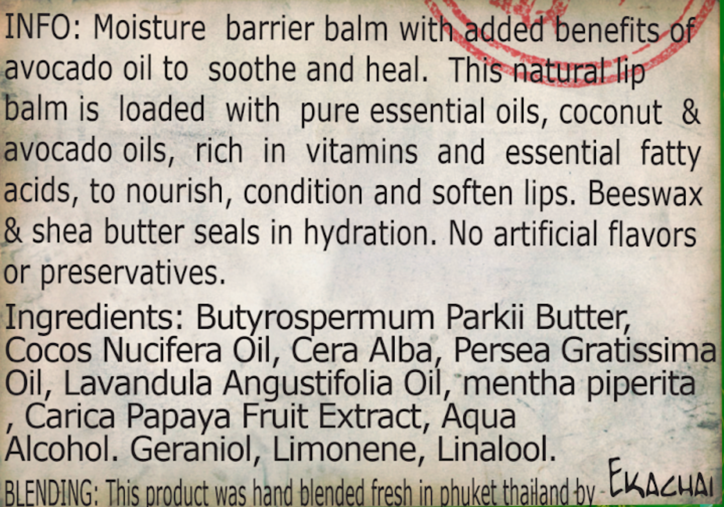 Lavender and Mint Lip Balm