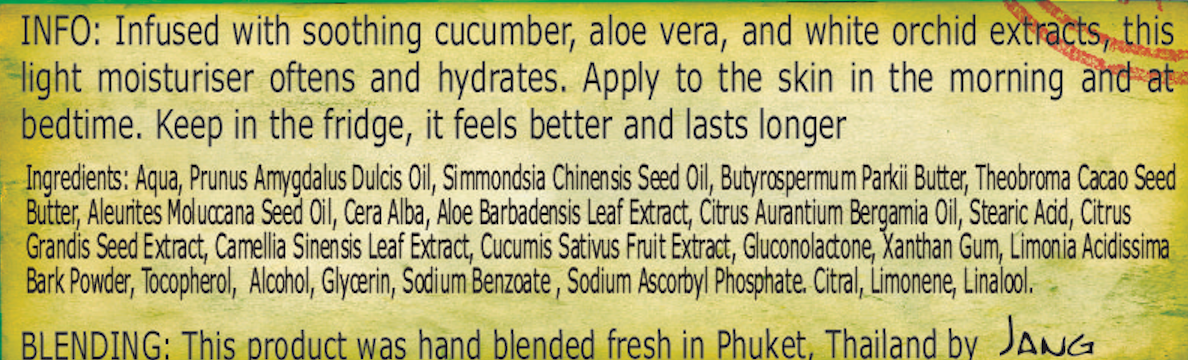 Thai Bergamot Body Cream