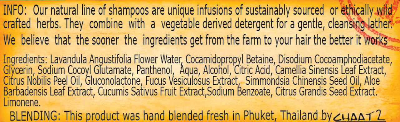 Mandarin Orange Shampoo