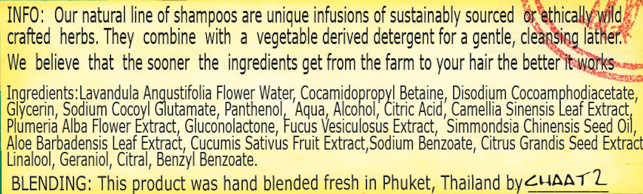 Frangipani Shampoo
