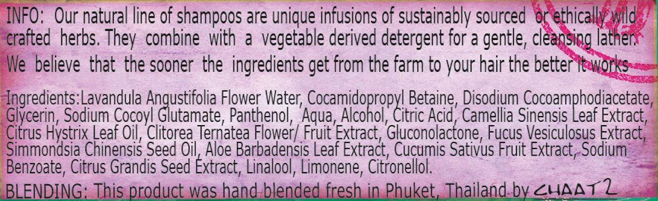 Butterfly Pea Shampoo