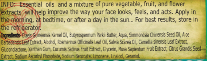 Green Tea Face Cream