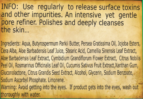 White Orchid Face Scrub