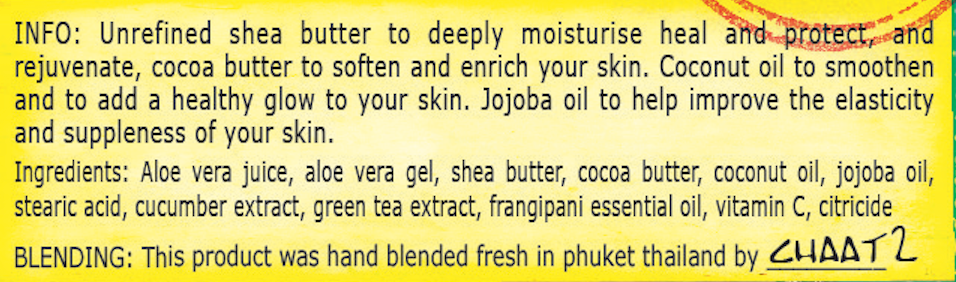 Frangipani Hand Cream