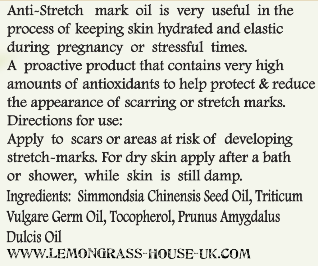 Anti Stretch Mark Oil