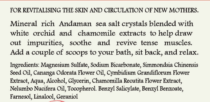 Sensual Bath Salts