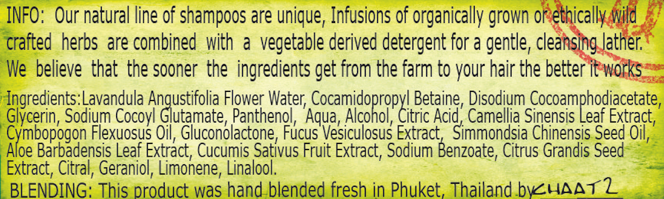Lemongrass Shampoo