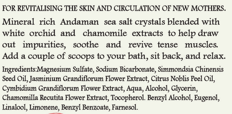 Uplifting Bath Salts