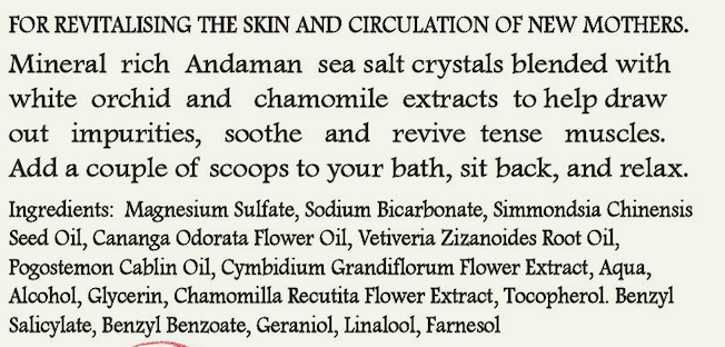 Mother Earth Bath Salts