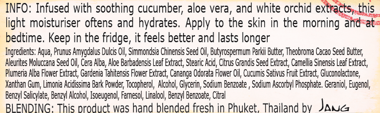 Ylang Ylang Body Cream