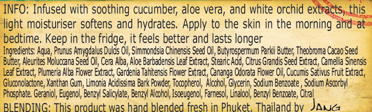 Jasmine Body Cream