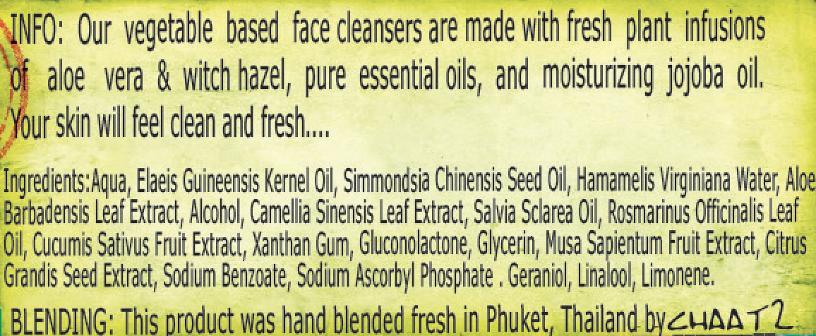 Green Tea Face Cleanser
