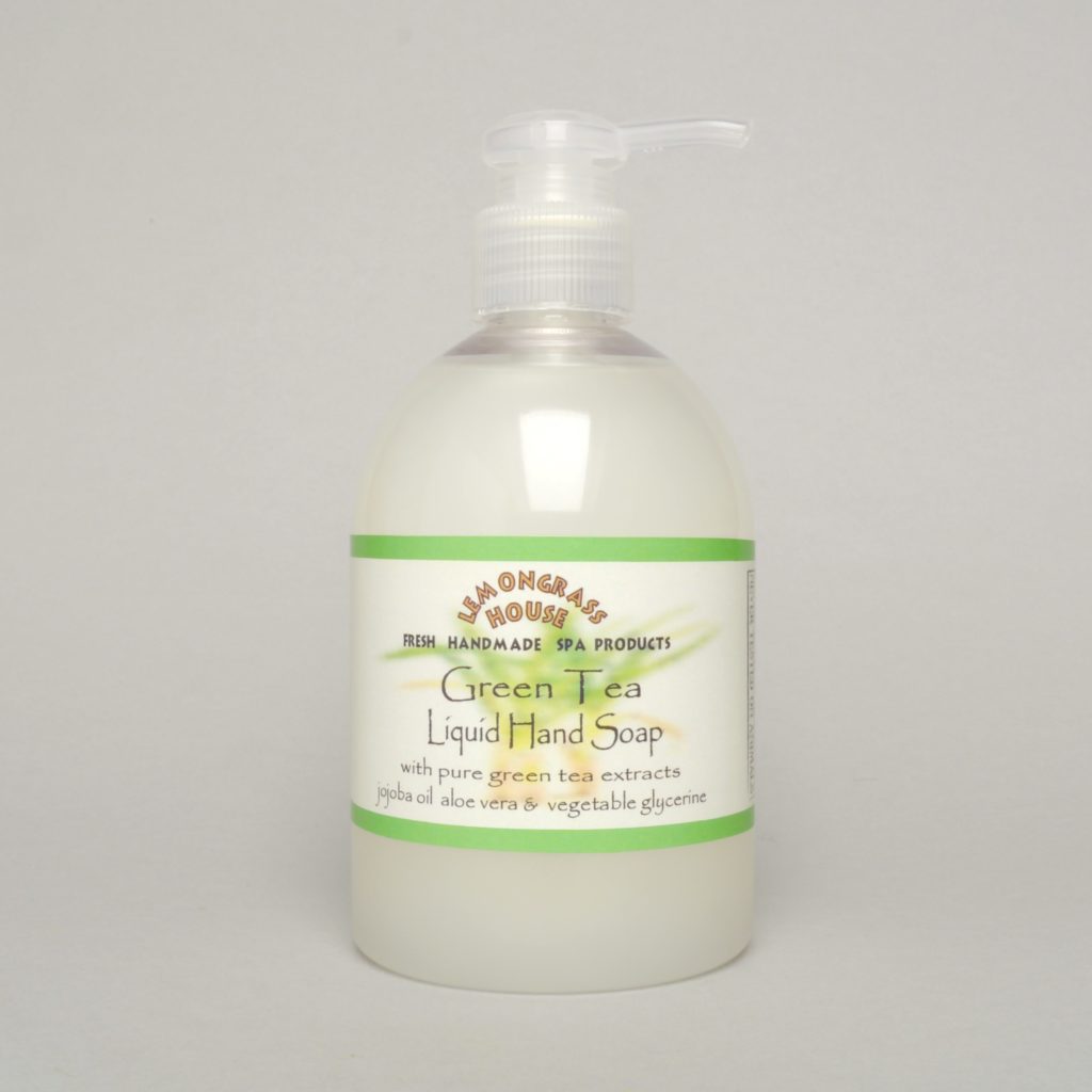 Download Green Tea Scented Liquid Hand Soap From Lemongrass House UK