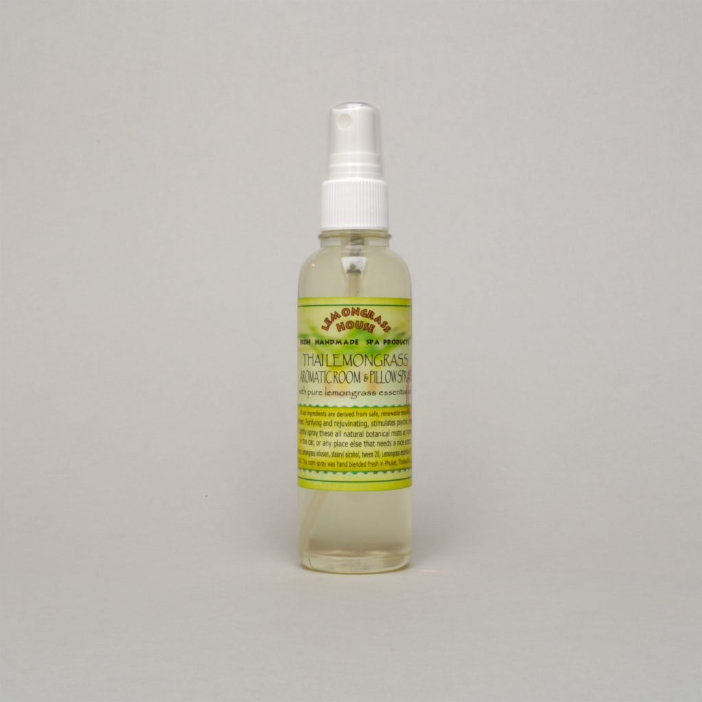 Thai Lemongrass Scented Room and Pillow Spray From Lemongrass House UK